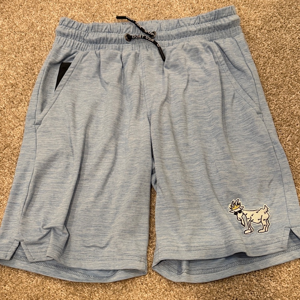 GOAT USA Boys XL Light Blue Athletic Shorts